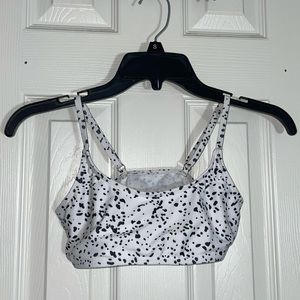 Dalmatian print bikini top